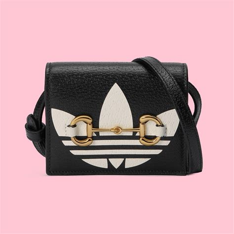 adidas x gucci card case with horsebit|Gucci x adidas Card Case With Horsebit White/Black .